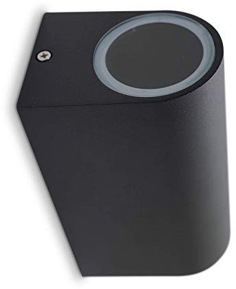 iq920 24 Volt LED Up Down Aussenleuchte schwarz Aluminium für z.B. Loxone, FHEM, KNX