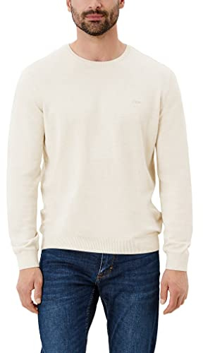 s.Oliver Herren 130.11.899.17.170.2040664 Pullover, Cremefarben(03w0), XXL