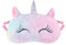 Kinder Plüsch Patch Schattierung Augenklappe Einhorn Schlafen Niedliche Augenmaske (Rosa)