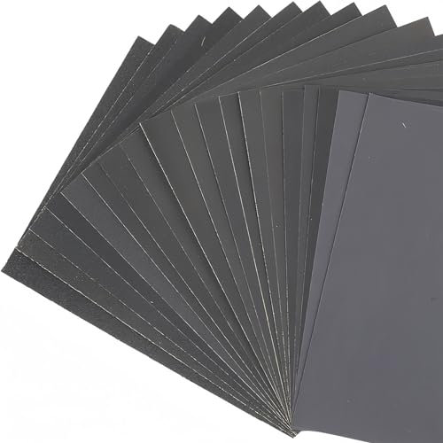 600 Grit Sandpaper 230 x 280mm Dry and Wet Sandpaper 10 Pcs Polishing Abrasive Waterproof Paper