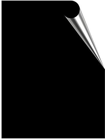 Adesivi per piastrelle, confezione da 25 pezzi, colore nero lucido, per uso su piastrelle da 200 x 250 mm, 20 x 25 cm, impermeabili, per cucina, paraspruzzi, bagno, autoadesivi, staccabili e