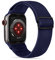 Tasikar Élastique Sport Solo Loop Compatible avec Bracelet Apple Watch 49mm 46mm 45mm 44mm 42mm, Bracelet de Remplacement Compatible avec Apple Watch Ultra SE Serie 10/9/8/7/6/5/4/3/2/1, Bleu Foncé