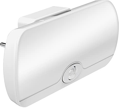 Northpoint LED Steckdosen Nachtlicht Taschenlampe Weiß Wandleuchte Multifunktion Bewegungsmelder Induktionsladung Akku Notlicht (RGB Hintergrundbeleuchtung)