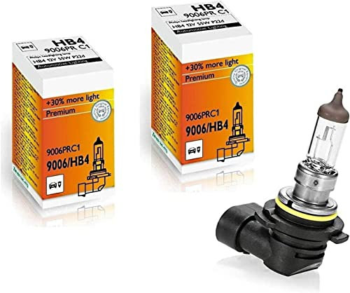 2x Philips HB4 51W 12V P22d 9006PRC1 Original Vision +30% Weiß Ersatz langlebig Scheinwerfer Halogen Auto Lampe - E-geprüft