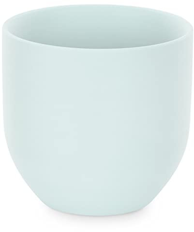 AmeliaHome Pot de Fleurs en céramique décoratif Bleu Clair