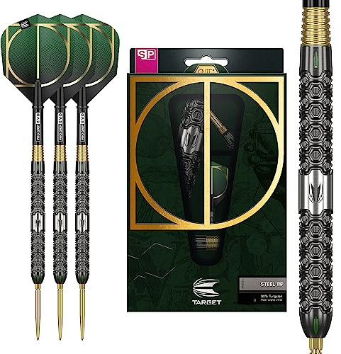 Target Darts Cult 03 90% Wolfram Schweizer Spitze Stahlspitze Darts Set, 22G | Swiss Point Dart Set, Tungsten Barrel, Profi Dart Set, Swiss Point Tool inklusive