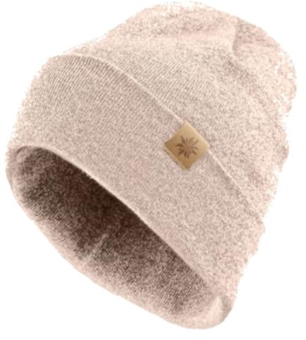 Bavarian Caps Klassik Haum Mütze, beige-meliert, ONE Size
