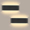 CHENBEN Wandlampe Innen 41CM Up and Down Wandleuchte Innen 16W 3000K Warmweiß Modern, Aluminium für Wohnzimmer, Schlafzimmer, Treppenhaus, Balkon,2 Stücke