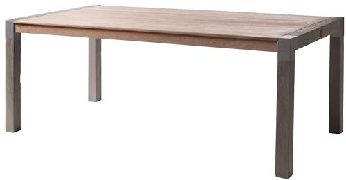 MASSIVMOEBEL24.DE Esstisch Amsterdam Größen, Farbe:beige lackiert, Größe:200x100 cm