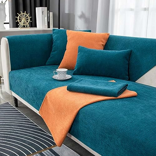 MTHGH Sofabezug Antirutsch,Anti Slip Sofa Cushion,sofaschutz Wasserdicht L Form,sofaschutz Katze Sofaschoner,Couch Bezug Ecksofa Schmutzabweisend Sofaschutz Hund Kratzschutz Katze (13, 110x160cm)