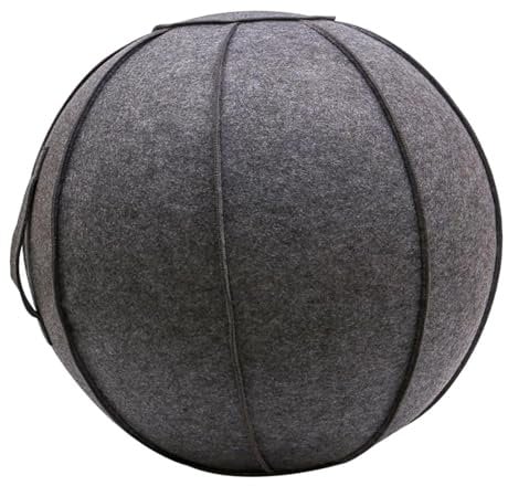 65 cm Großer Filz, Der Auf Einem Ball Sitzt, Langlebige, Selbststehende Gymnastikball-Yoga-Ballhülle Mit Griff