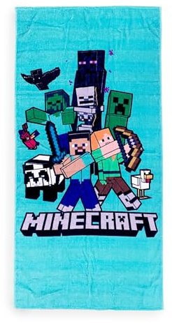 Mojang Studios Kinder-Badetücher, Mehrfarbig, einzigartig