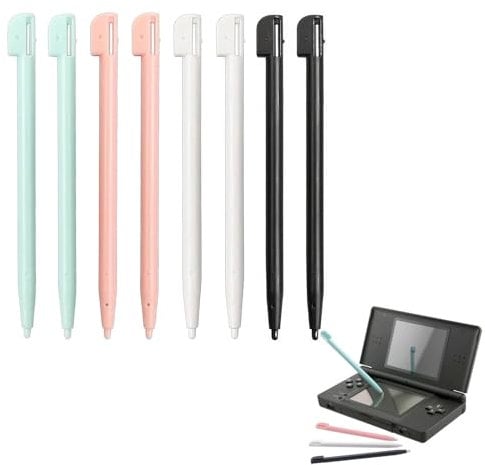 Lápiz táctil para NDS Lite DSL NDSL, Bolígrafos táctiles de plástico para una operación Suave y precisa en la Pantalla táctil, Stylus Kunststoff Spielkonsole Zubehör (8)