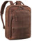 STILORD 'Coryo' Zaino Porta Pc Pelle | Grande & Elegante | 17 Pollici Zaino da Lavoro per Uomo e Donna | Unisex Business Backpack | Zaini in Vera Pelle, Colore:zamora - marrone