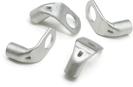 10/50pcs Wire Terminal L-type Right Angle 90 Degree Bend Nose T6/10/16/25-4/6/8/10 Tinned Copper Crimp Connector Cable Lugs(10pcs,T25-10)