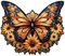 Holzpuzzle Erwachsene, einzigartige Holz Puzzle, Wooden Puzzle, Schmetterling M