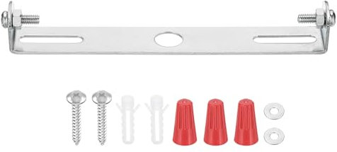 PATIKIL 120mm (4.7) Universal Light Fixture Mounting Bracket Kit, Light Crossbar Ceiling Light Plate with Screw for Wall Lights Ceiling Lighting Pendant Chandelier