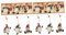 Cabilock 2 Scatole addobbi Natalizi Decorazioni Natalizie per Albero addobbi Albero Natale Decorazioni da Appendere con Domestico Ornamenti di gnomi appesi in Legno di Legno