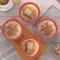 SILIVO 6 inch Rund Cake Tins, 4Pcs 15cm Silicone Cake Moulds for Baking, Nonstick Silicone Baking Trays for Cheesecake, 15cm Round Cake Moulds for Small Layer Cakes