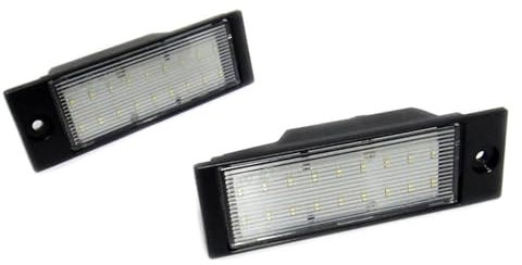 Vuzmode 2x LED Licence Number Plate Light White Canbus, for 2015-2018 Tucson 2018-2023, forte Cerato 4D XCeed 2022+ Niro II Number plate light