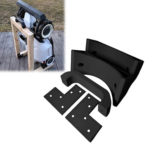 Kit de nettoyage pour robot tondeuse Mammotion Luba - ABS DIY avec poignées ergonomiques et supports de roue arrière (pas de pièces en bois)