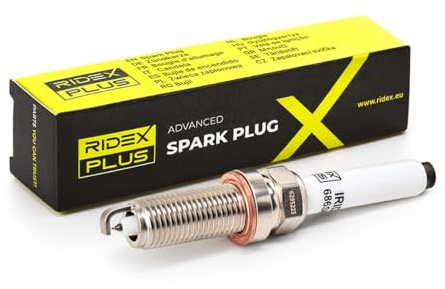 RIDEX PLUS 686S0112P Zündkerze Iridium Spanner Size: 14 Gewindelänge: 26,5 Kompatibel mit MERCEDES-BENZ C-Klasse Limousine W204 C-Klasse T-modell S204 C-Klasse T-modell S205 E-Klasse Limousine W212