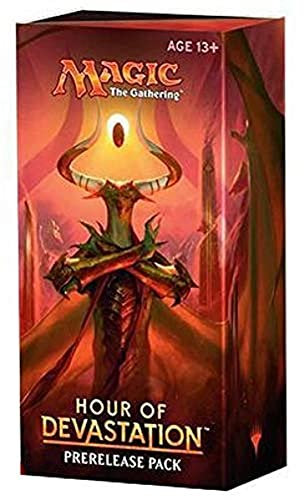 Magic The Gathering - Kit de prelanzamiento de Magic The Gathering Hour of Devastation en inglés - Juego de cartas - Carta coleccionable - 1 unidad - Nodo de navegación recomendado: 26907149031