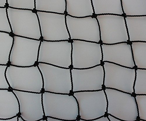 PieloBa Geflügelzaun Geflügelnetz Hühnerzaun schwarz Küken Masche 3 cm Stärke: 1,5 mm Größe: 1,60 m x 50 m
