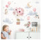 Little Deco Wandtattoo Wandsticker Kinderzimmer Mädchen Baby Löwe Safari Wandaufkleber Hase Tiere Spielzimmer Wanddeko Ballon Babyzimmer Wandbild Kinder DL696-3