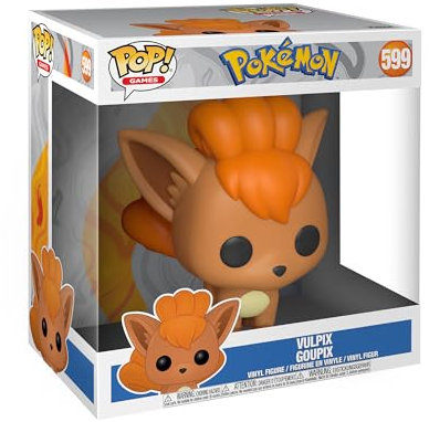 Funko Pop! Jumbo: Pokemon - Vulpix - Vinyl-Sammelfigur - Geschenkidee - Offizielle Handelswaren - Spielzeug Für Kinder und Erwachsene - Video Games Fans - Modellfigur Für Sammler und Display
