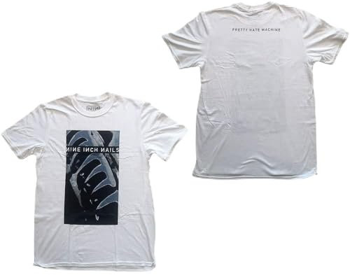 Nine Inch Nails Pretty Hate Machine Official Tee T-Shirt Mens Unisex (XX-Large) White
