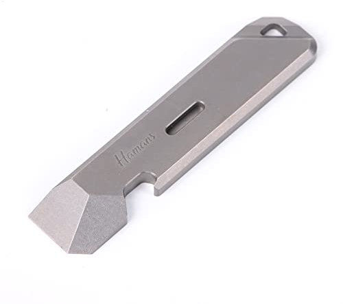Hamans Titanium EDC Pry Bar with Bottle Opener Function Portable Multi Tool