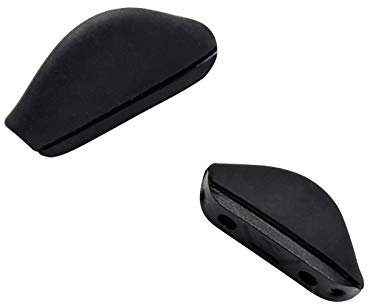 Mryok Ersatz-Nasenpads für Oakley Twenty XX 2012 Brillen, Schwarze Nasenpads mit harter Basis, Euro-Passform, Einheitsgröße