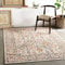 Livabliss Wicklow Vintage Teppich groß - Orientalischer Teppich Wohnzimmer 200x275 cm, Esszimmer, Schlafzimmer - Boho Teppich, Kurzflor Teppich für einfache Pflege - Muster Teppich in Elfenbein, Rosa