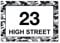 stika.co Pack of 4 Personalised White Camouflage print Wheelie bin stickers, House Number and Street Name for Bin containers (A5-210 x 148mm, White Vinyl)