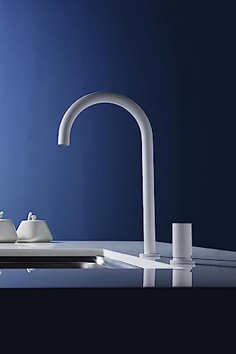 IMEX GCM001/BL MANACOR Grifo De Cocina Blanco Mate