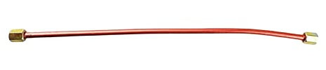 perfeclan Tubo de escape de aluminio Tono de cobre flexible resistente Tubo de aluminio de 400 longitud para compresor de aire Accs Accesorios de repuesto