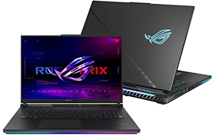 EXCaliberPC 2023 ASUS ROG Strix Scar 18 G834JY-XS97 (i9-13980HX, 32GB RAM, 2TB NVMe SSD, RTX 4090 16GB, 18 QHD+ 240Hz 3ms, Windows 11 Pro) Notebook para juegos