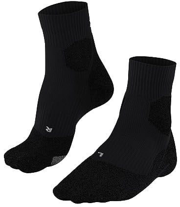 FALKE Herren Laufsocken RU Trail Grip M SO Funktionsmaterial antiblasen 1 Paar, Schwarz (Black 3000), 39-41