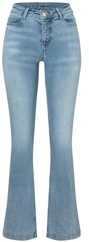 MAC Dream Boot Authentic Megaflex Damen Jeans Summer Blue Clouds wash Art.Nr. 0358L543390 D215*, Größe:W34/L34, Farbe:D215 Summer Blue Clouds wash