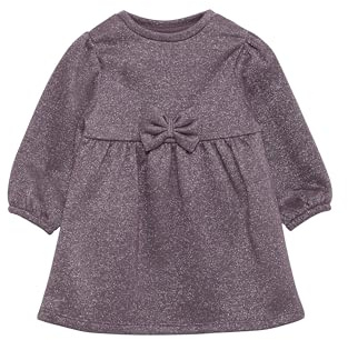 s.Oliver Glitzerndes Sweat-Kleid mit Schleife