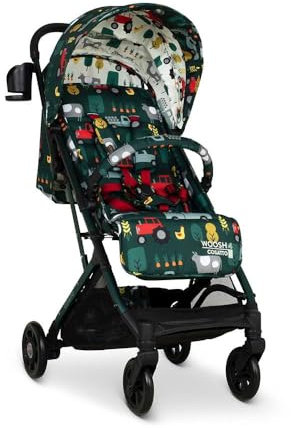COSATTO Woosh 4 Kinderwagen – Leichter Kinderwagen Geburt bis 25 kg – Einhändig zusammenklappbar, kompakt, Teleskopgriff, extra großer Einkaufskorb, Getränkehalter (Old MacDonald)
