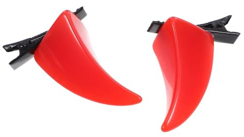 Hohopeti 1paar Teufelshorn Haarclip Für Halloween Leichte Haarspangen Für Damen Für Kostümpartys Und Cosplay Und Auffällig