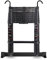 SINZUX Telescopic Ladder 2.6m, Aluminum Telescopic Extendable Ladder with Hooks Stabiliser, Fast and portable, Max Load 150kg, Black