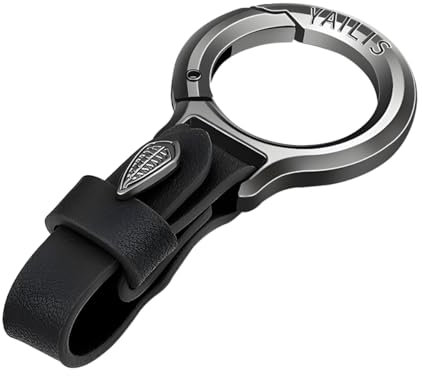 CGEAMDY Auto-Schlüsselanhänger, Premium-Auto-Schlüsselanhänger, Zinklegierung Auto Schlüsselanhänger, Herrenschlüsselanhänger Schlüsselanhänger Clip, Personalisiertes Zubehör Autos(Pistole+Schwarz)