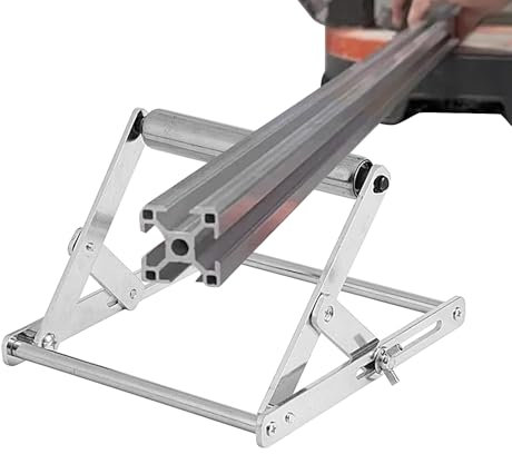 Portable Table Saw Stand - Height Adjustable Stainless Steel Frame | Rustproof Foldable Bracket for Machine Tool Attachment, Ideal for Workshop, and Carpentry Work