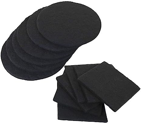 Alipis 12 Filtri Di Ricambio Per Contenitore Del Compost Filtri Per Rifiuti Da Cucina A Carbone Per