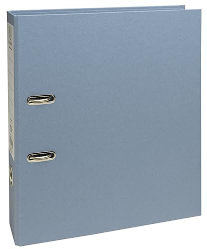 Exacompta Prem'Touch AUTENTIK 53239E Aktenordner A4, 80 mm Rückenbreite, 80 mm Mechanik, Außenmaße 32 x 28,5 x 8 cm, A4-Format, sortiert, 10 Stück