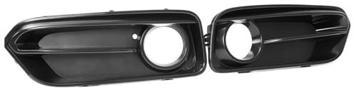 Griglie Racing Fendinebbia Paraurti Anteriore Compatibili for BMW Serie 1 F20 F21 LCI Sport 2015-2018 Nero Lucido 1 Paio Copertura Griglia Fendinebbia