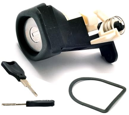 Partsline Serrure de hayon arrière compatible avec 106 Phase 1 (1991-1996) avec clés équivalent à 8726.70, 872670